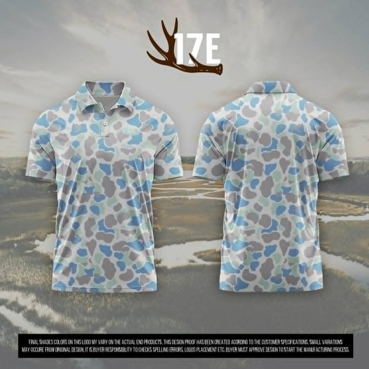 Saltwater Camo Polo